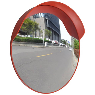 Convex Traffic Mirror PC Plastic Orange 60 cm Outdoor - Giant Lobelia