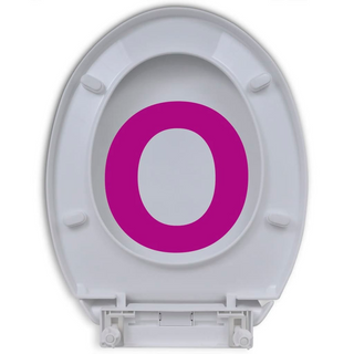 vidaXL Soft-close Toilet Seat White Oval - Giant Lobelia