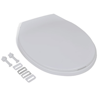 vidaXL Soft-close Toilet Seat White Oval - Giant Lobelia