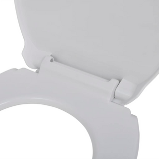 vidaXL Soft-close Toilet Seat White Oval - Giant Lobelia