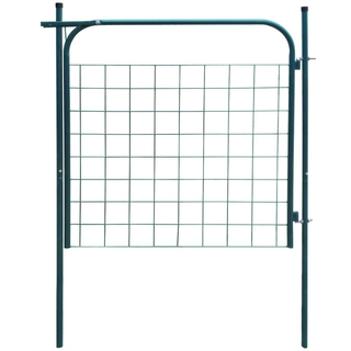 vidaXL Garden Fence Gate 100x100 cm Green - Giant Lobelia