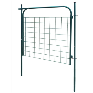 vidaXL Garden Fence Gate 100x100 cm Green - Giant Lobelia