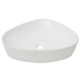 Basin Triangle Ceramic White 50.5x41x12 cm - Giant Lobelia