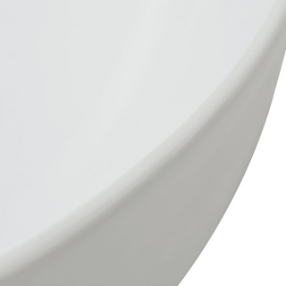 Basin Triangle Ceramic White 50.5x41x12 cm - Giant Lobelia