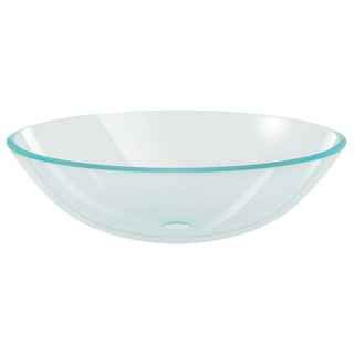 Basin Tempered Glass 42 cm Transparent - Giant Lobelia