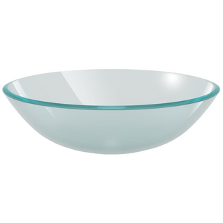 Basin Tempered Glass 42 cm Frosted - Giant Lobelia