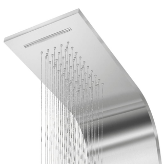 Shower Panel System Stainless Steel Curved - Giant Lobelia