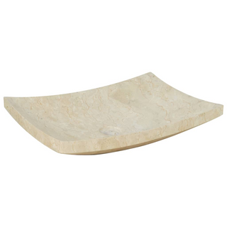 vidaXL Sink 50x35x12 cm Marble Cream - Giant Lobelia