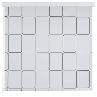 vidaXL Shower Roller Blind 80x240 cm Square - Giant Lobelia