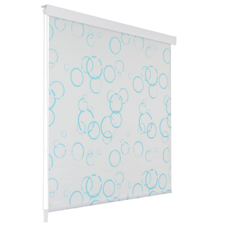 vidaXL Shower Roller Blind 100x240 cm Bubble - Giant Lobelia