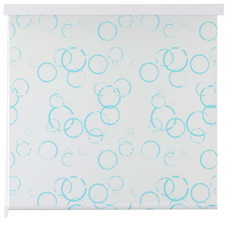 vidaXL Shower Roller Blind 100x240 cm Bubble - Giant Lobelia