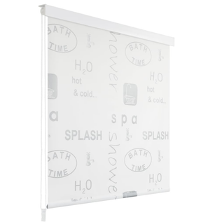 vidaXL Shower Roller Blind 120x240 cm Splash - Giant Lobelia