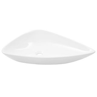 Basin Ceramic White Triangle 645x455x115 mm - Giant Lobelia