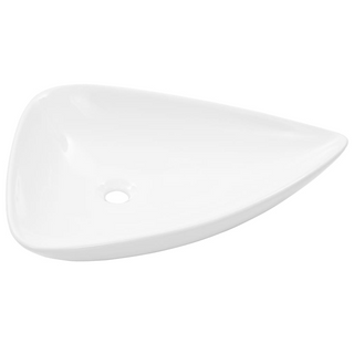 Basin Ceramic White Triangle 645x455x115 mm - Giant Lobelia