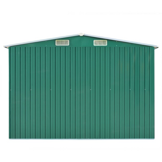 Garden Shed 257x580x181 cm Metal Green - Giant Lobelia