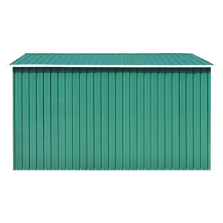 Garden Shed 257x298x178 cm Metal Green - Giant Lobelia