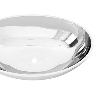 vidaXL Wash Basin 40x33x13.5 cm Ceramic Silver - Giant Lobelia