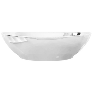 vidaXL Wash Basin 40x33x13.5 cm Ceramic Silver - Giant Lobelia