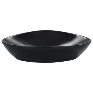 Wash Basin 58.5x39x14 cm Ceramic Black - Giant Lobelia