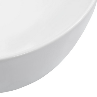 Wash Basin 42.5x42.5x14.5 cm Ceramic White - Giant Lobelia