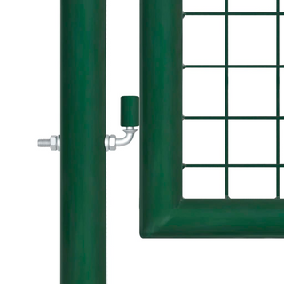 vidaXL Garden Gate Steel 350x75 cm Green - Giant Lobelia