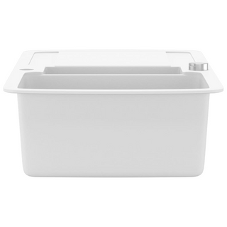 vidaXL Granite Kitchen Sink Double Basins White - Giant Lobelia