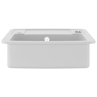 vidaXL Granite Kitchen Sink Single Basin White - Giant Lobelia