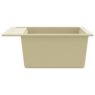 vidaXL Granite Kitchen Sink Single Basin Beige - Giant Lobelia