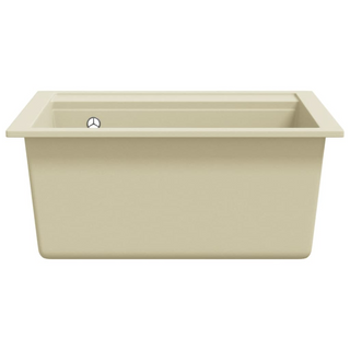 vidaXL Granite Kitchen Sink Single Basin Beige - Giant Lobelia