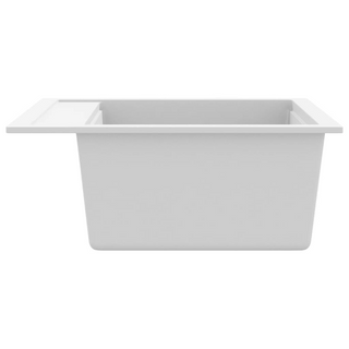 vidaXL Granite Kitchen Sink Single Basin White - Giant Lobelia