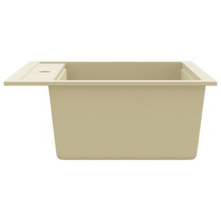 vidaXL Granite Kitchen Sink Single Basin Beige - Giant Lobelia