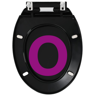 Soft-close Toilet Seat with Quick-release Design Black - Giant Lobelia