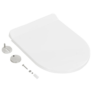 Soft-close Toilet Seat with Quick-release Design White - Giant Lobelia