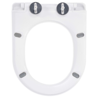 Soft-close Toilet Seat with Quick-release Design White - Giant Lobelia