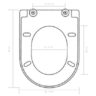 Soft-close Toilet Seat with Quick-release Design White - Giant Lobelia