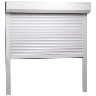 Roller Shutter Aluminium 100x100 cm White - Giant Lobelia