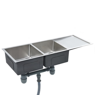 vidaXL Handmade Kitchen Sink Stainless Steel - Giant Lobelia