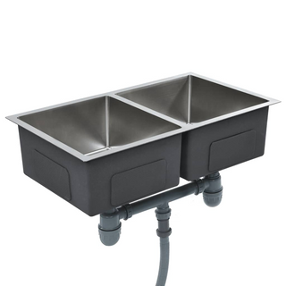 vidaXL Handmade Kitchen Sink Stainless Steel - Giant Lobelia