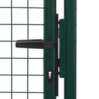 Fence Gate Steel 100x150 cm Green - Giant Lobelia