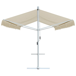 vidaXL Free Standing Awning 600x300 cm Cream - Giant Lobelia