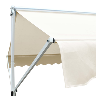 vidaXL Free Standing Awning 600x300 cm Cream - Giant Lobelia