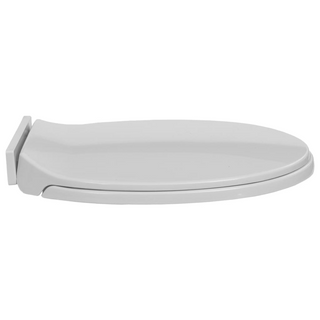 Soft-Close Toilet Seat Light Grey Oval - Giant Lobelia