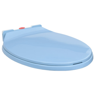 Soft-Close Toilet Seat Quick Release Blue Oval - Giant Lobelia