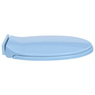 vidaXL Soft-Close Toilet Seat Blue Oval - Giant Lobelia