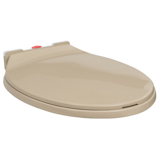 Soft-Close Toilet Seat Quick Release Beige Oval - Giant Lobelia