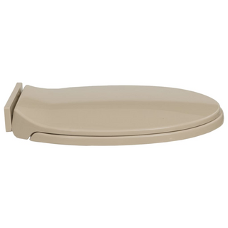 vidaXL Soft-Close Toilet Seat Beige Oval - Giant Lobelia