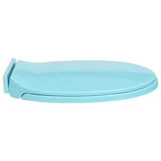 vidaXL Soft-Close Toilet Seat Green Oval - Giant Lobelia