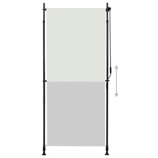 vidaXL Outdoor Roller Blind 100x270 cm Cream - Giant Lobelia