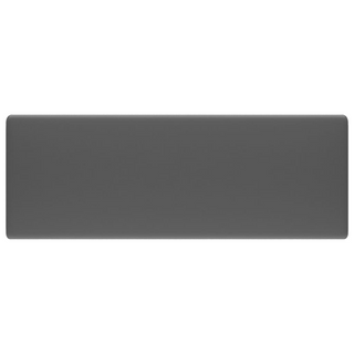 vidaXL Luxury Basin Overflow Square Matt Dark Grey 41x41 cm Ceramic - Giant Lobelia