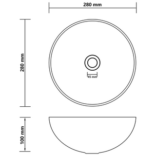 Bathroom Sink Ceramic Matt Pink Round - Giant Lobelia